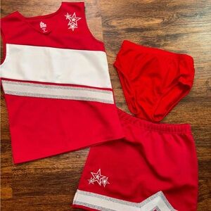 Kids Red and White Star Costume Set